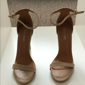 Nude Stiletto Strappy heels